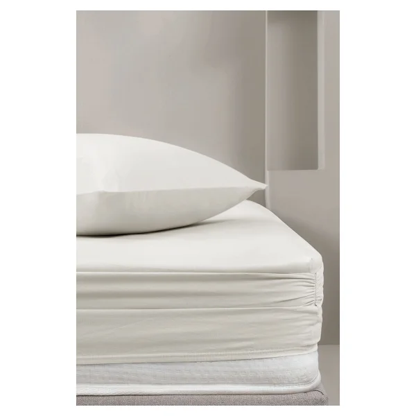 Yataş Bedding Noah Lastikli Çarşaf 150x200 Cm Ekru - Görsel 4