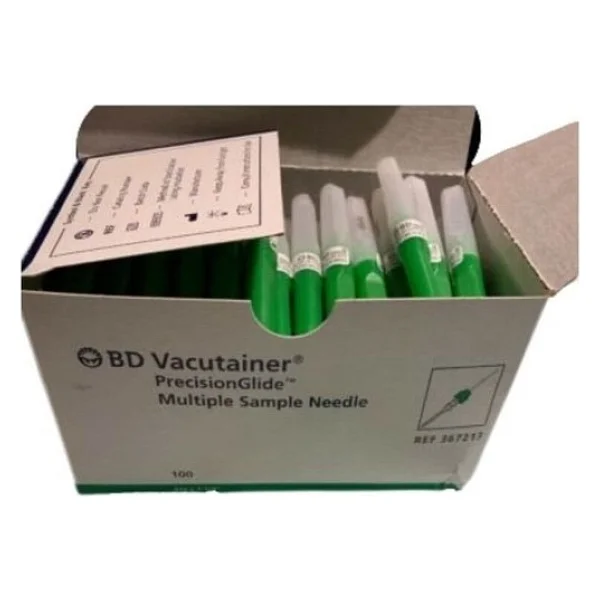 Bd Vacutainer 21g 1.5 0,8 38mm Kan Alma Yeşil Iğne Ucu 100 Adet - Görsel 5