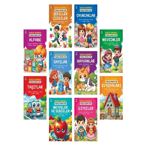 Bilmece Boyama (10 Kitap) - Kolektif - Görsel 2