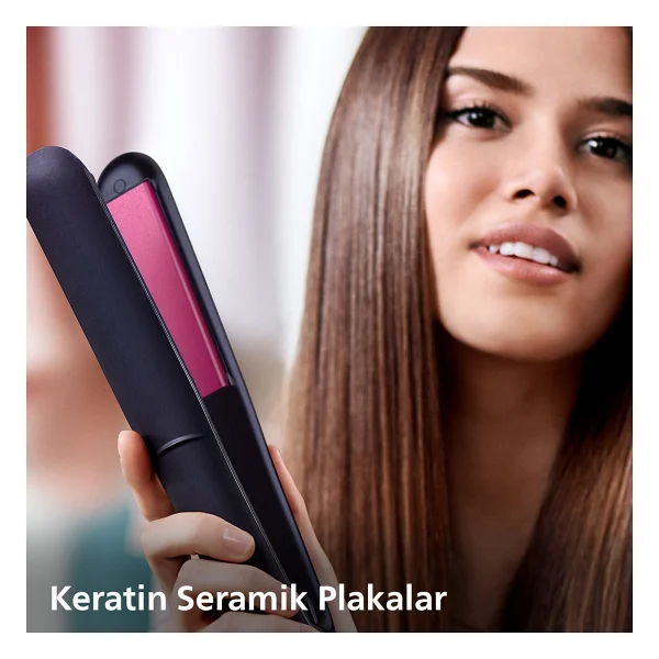 Philips Bhs375/00 Essential Thermoprotect Keratin Katkılı Seramik Saç Düzleştirici - Görsel 9