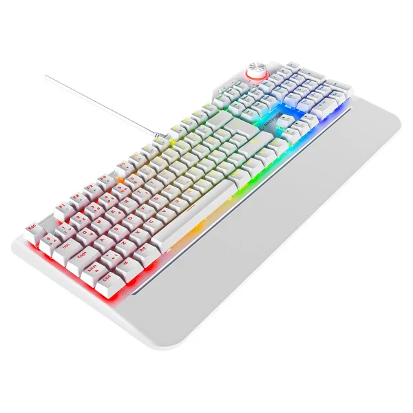 Rampage Hydra R6 Beyaz Red Switch Kablolu Mekanik Oyuncu Klavyesi - Görsel 3