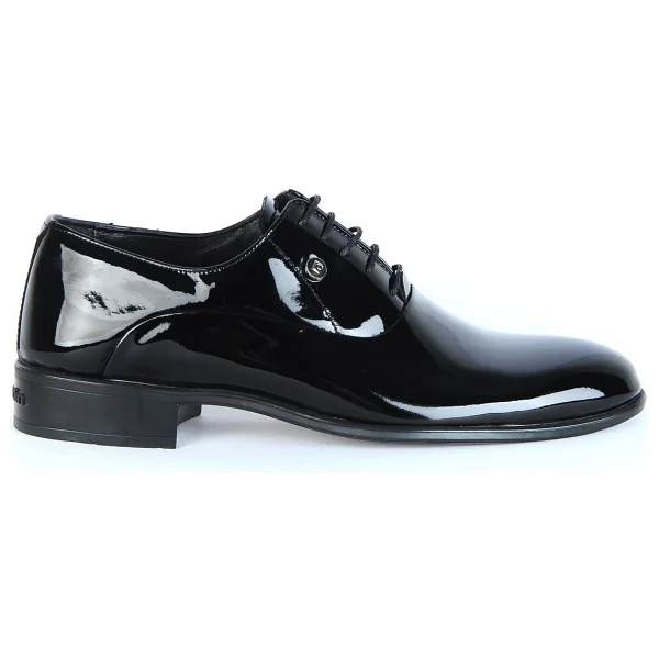 Pierre Cardin 7017 Groom Siyah Rugan Erkek Klasik Ayakkabı - Görsel 2