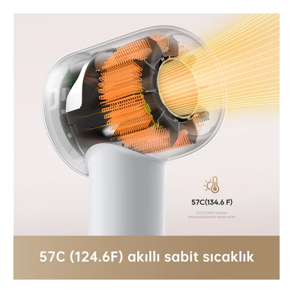 Dreame Hair Gleam 1600 W Grey Saç Kurutma Makinesi - Görsel 4