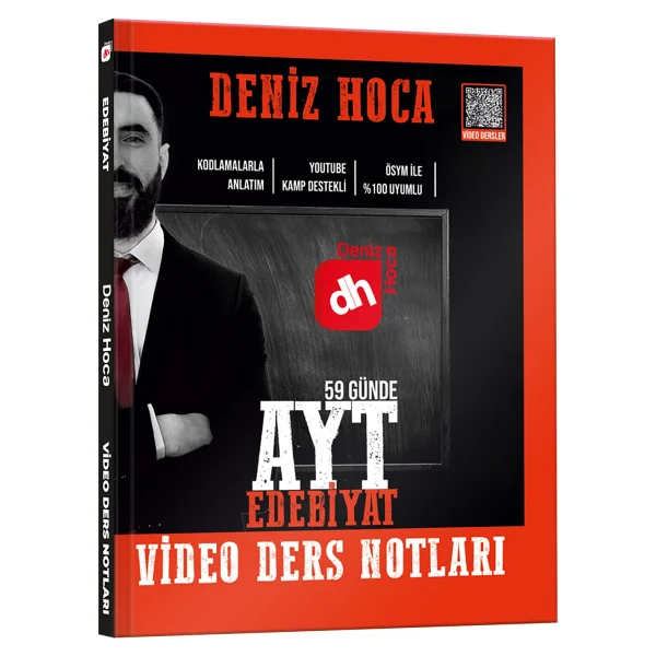 Kr Akademi Yayınları Ayt Deniz Hoca 59 Günde Edebiyat Video Ders Notları - Görsel 2