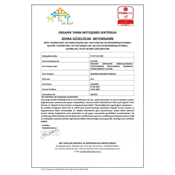 Beyorganik Organik 185 Gr Ruşeym - Görsel 2