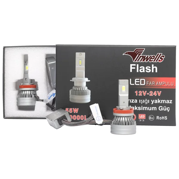 Inwells X-Treme Plus LED Xenon Zenon 15000 Lümen H1 / H4 / H7 / H11 / 9005 / 9006 - Görsel 5