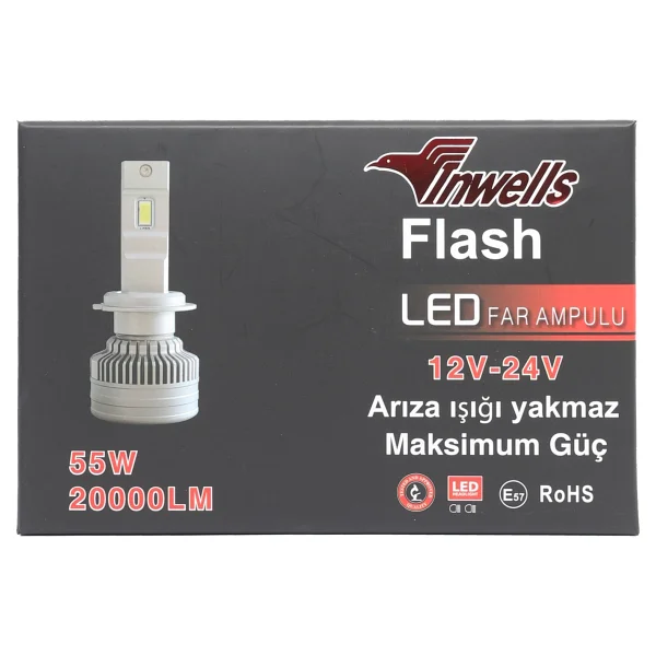 Inwells X-Treme Plus LED Xenon Zenon 15000 Lümen H1 / H4 / H7 / H11 / 9005 / 9006 - Görsel 6