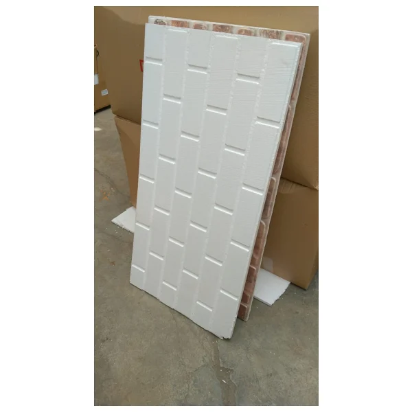 Süs Köşe Dekor Düz Tuğla Desen Baskılı Strafor Duvar Panel 4 Adet 2 M2 - 4lü - Görsel 2