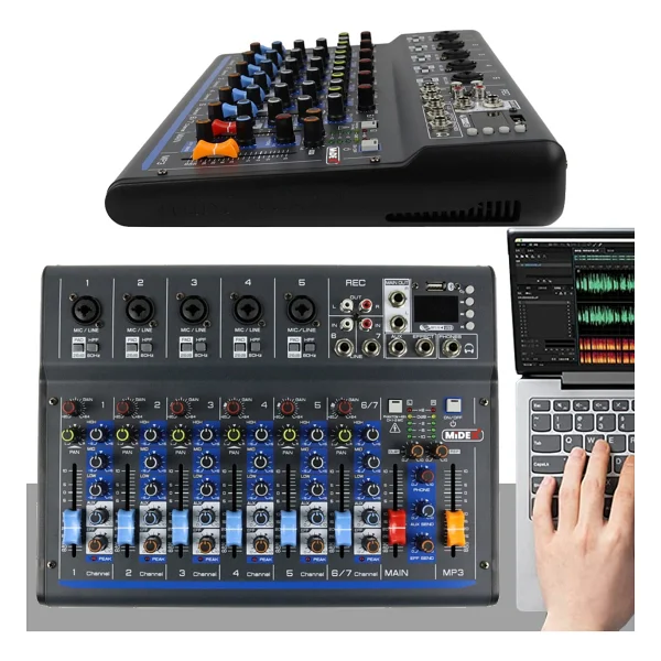 Midex Mdx-07fxu 7 Kanal Ses Mikseri - Görsel 4