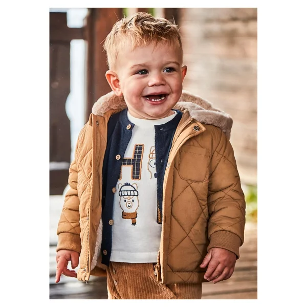 Mayoral Erkek Bebek Baskılı Sweatshirt - 1,5 Yaş - Krem - Görsel 5
