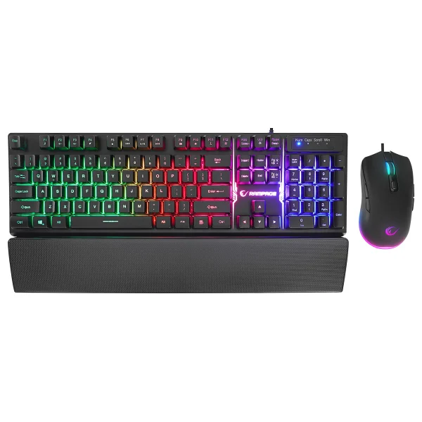 Rampage Km-Rx7 Fortuna Kablolu Oyuncu Klavye Mouse Seti - Görsel 5