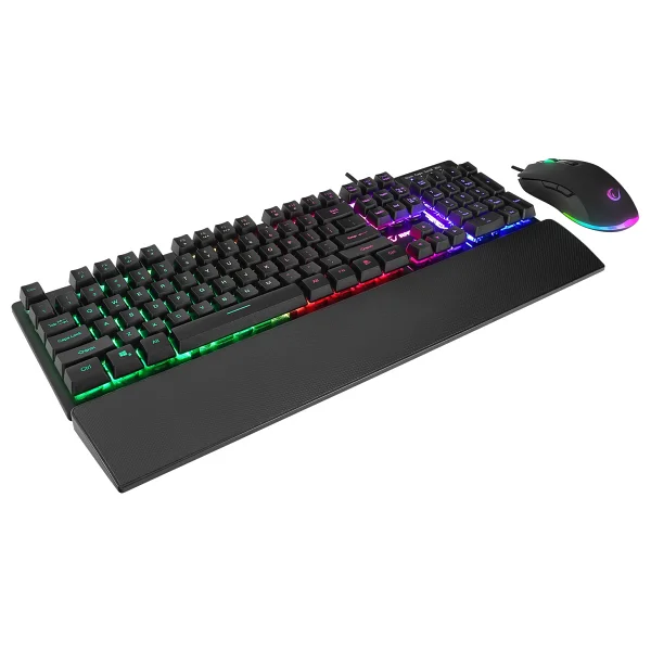 Rampage Km-Rx7 Fortuna Kablolu Oyuncu Klavye Mouse Seti - Görsel 2