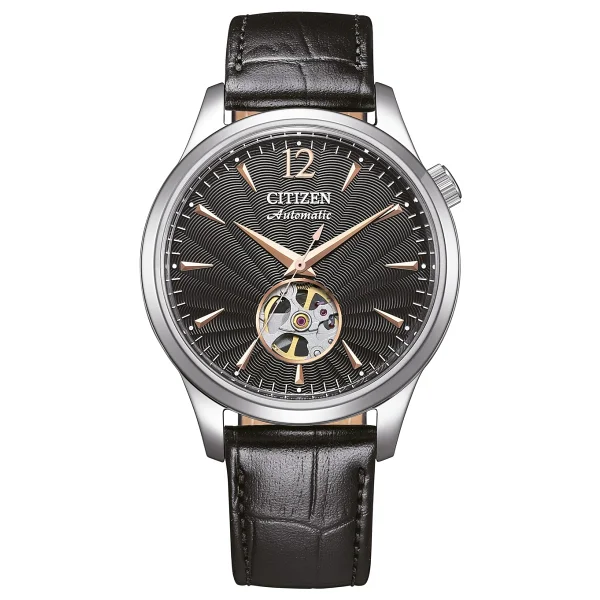 Citizen Automatico Nh9131-14e Deri Kordon Erkek Kol Saati - Görsel 6