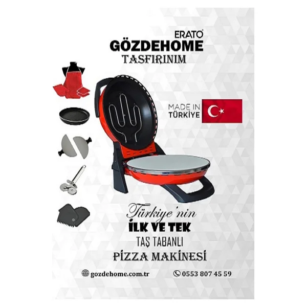 Erato Taşfırınım Pizza Makinesi - Görsel 10