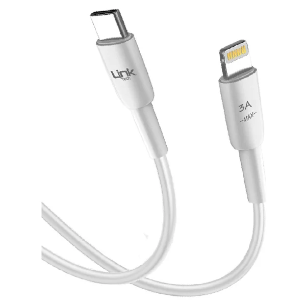 Linktech C313 30 W Lightning Kablolu Hızlı Şarj Aleti - Görsel 3