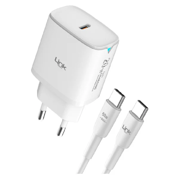 Linktech C307 20 W Type-C Kablolu Hızlı Şarj Aleti - Görsel 4
