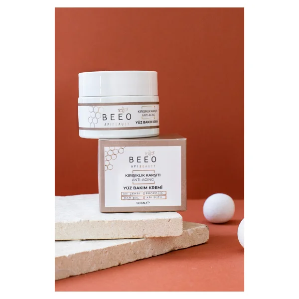 Bee'o Apibeauty Arı Zehirli Propolisli Arı Sütlü Anti Aging Yüz Bakım Kremi 50 Ml - Görsel 3