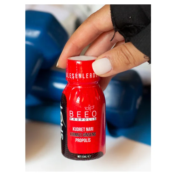 Bee'o Kudret Narı Ginseng Shot Propolis 50 Ml 12'li - Görsel 4