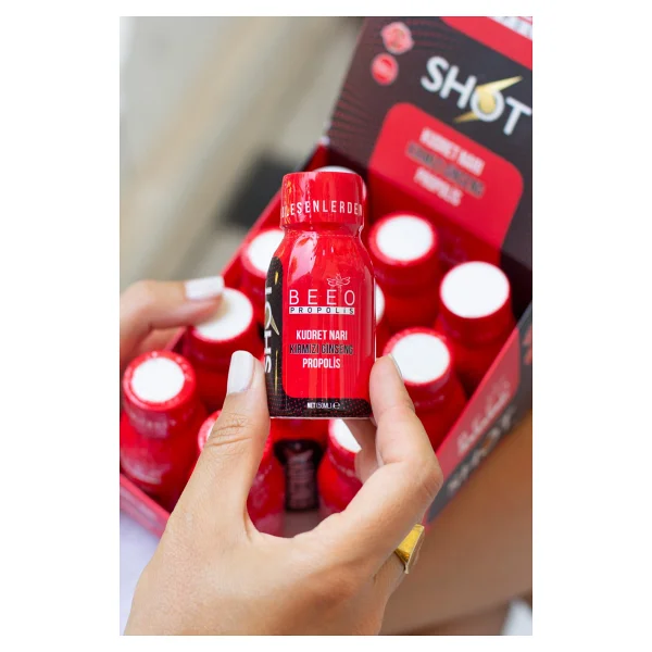 Bee'o Kudret Narı Ginseng Shot Propolis 50 Ml 12'li - Görsel 2