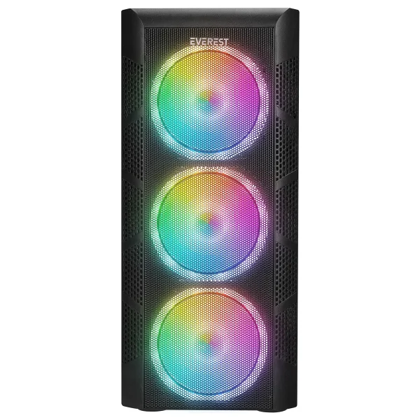 Everest Crest V1 RGB 4 Fanlı Atx Oyuncu Kasası - Görsel 2