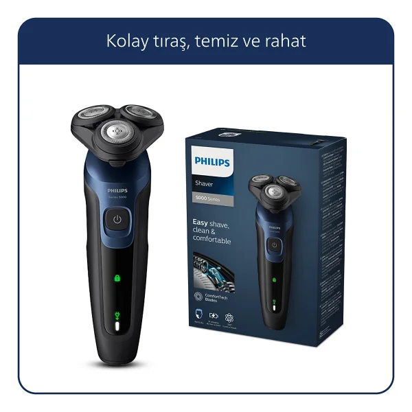 Philips S5445/03 Shaver Series 5000 Islak Kuru Tıraş Makinesi - Görsel 2