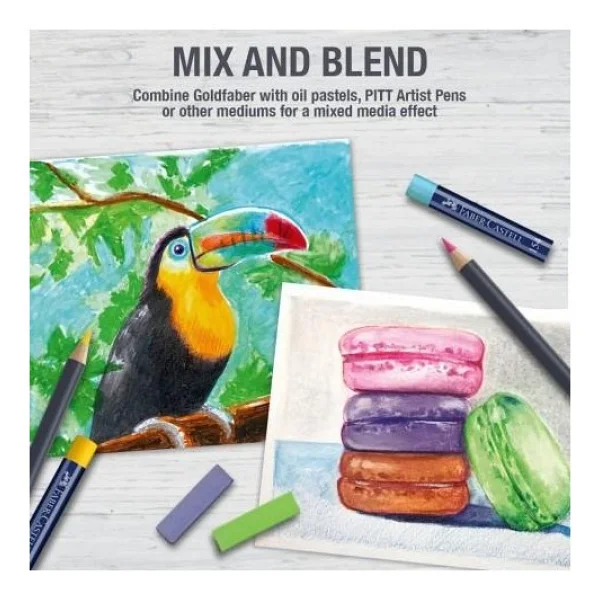 Faber-Castell Goldfaber 48'li Kuru Boya Seti - Görsel 4