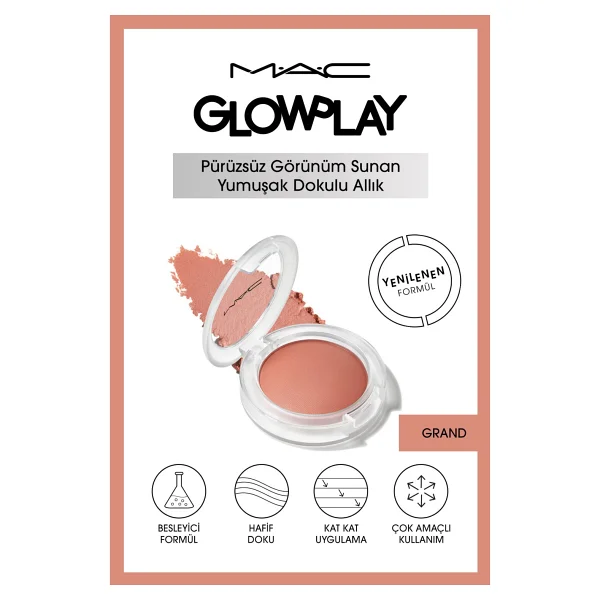 M.A.C Glow Play Yumuşak Dokulu Krem Allık - Görsel 10