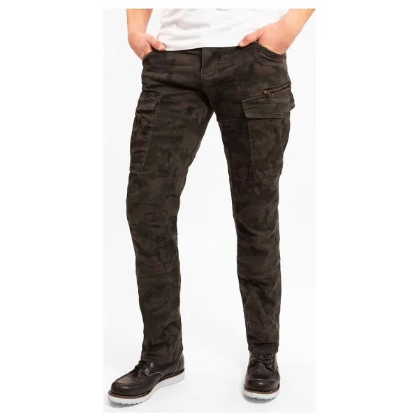 Tech90 Kevlar Kamuflak Motosiklet Pantolonu Cargo Stroker 5005 - Renkli - 36 - 32 - Görsel 8