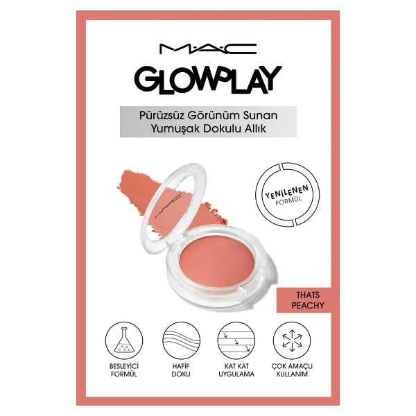 M.A.C Glow Play Yumuşak Dokulu Krem Allık - Görsel 10
