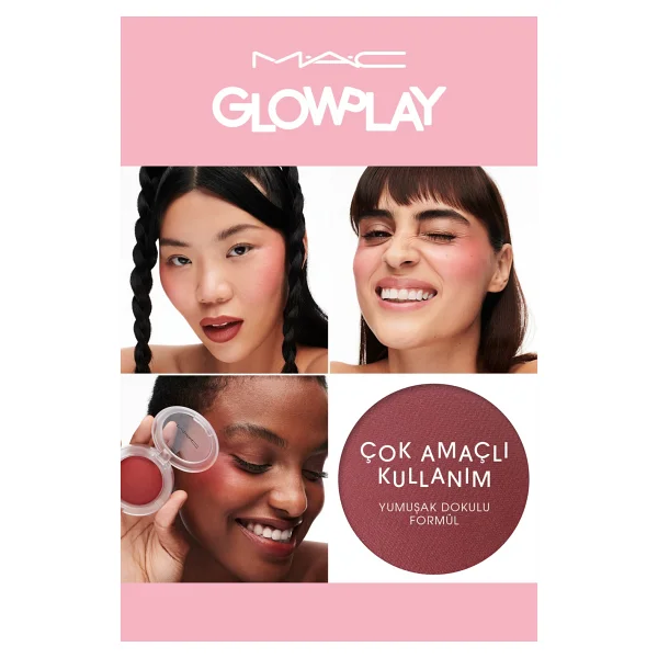 M.A.C Glow Play Yumuşak Dokulu Krem Allık - Görsel 2