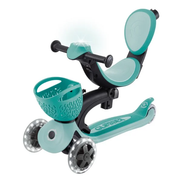 Globber Go Up Baby 360 Işıklı Mint 3 Tekerlekli Oturaklı Çocuk Scooter - Görsel 4