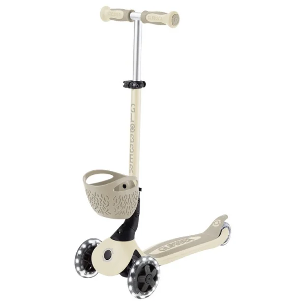 Globber Go Up Baby 360 Işıklı Bej 3 Tekerlekli Oturaklı Çocuk Scooter - Görsel 3