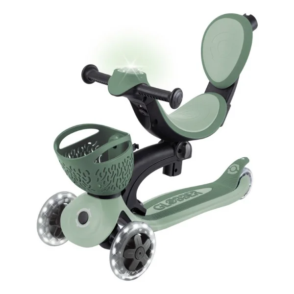 Globber Go Up Baby 360 Işıklı Yeşil 3 Tekerlekli Oturaklı Çocuk Scooter - Görsel 4