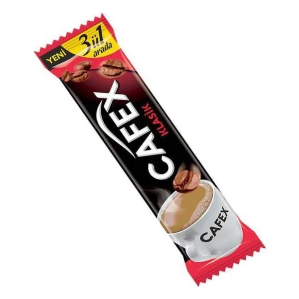 Cafex Kahve 3'ü 1 Arada 18 Gr (Paket 20 Adet) - Öğütülmüş - Görsel 2