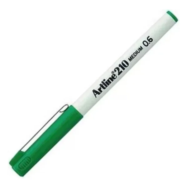 Artline 210 Fineliner Koyu Yeşil 0.6 Mm Orta Uçlu Keçeli Kalem - Görsel 2