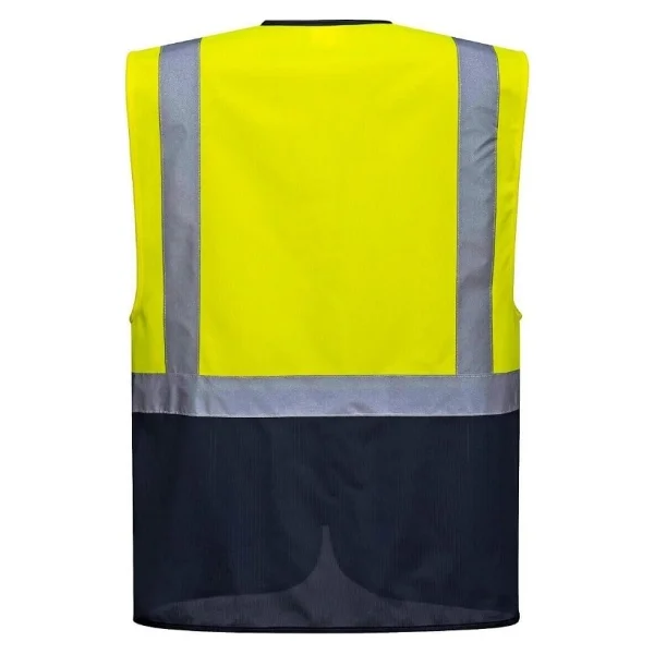Uniwest Sarı Lacivert Mühendis Yeleği - XL - Görsel 2