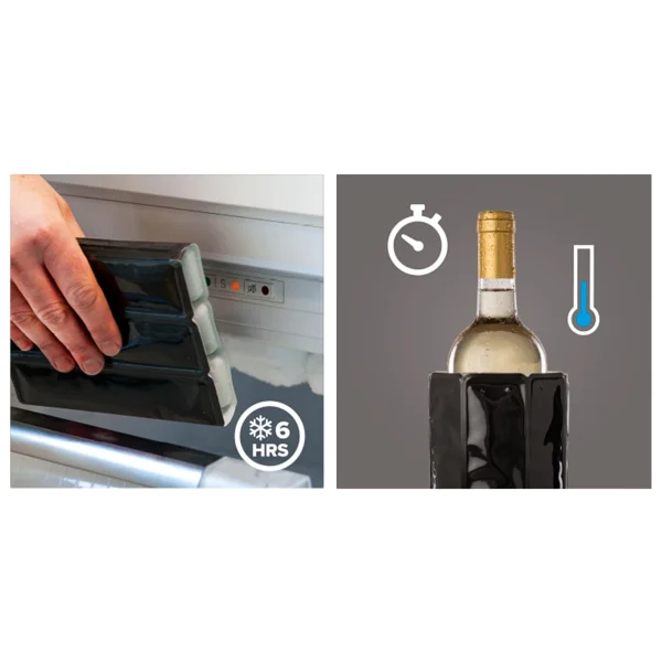 Vacu Vin Şarap Aksesuar Seti (Tirbüşon, Soğutucu, Servis, Vakum Set, Stoper), Kutulu (68897606) - Görsel 3