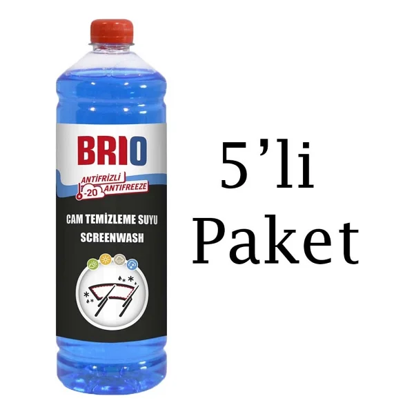 Brio -20 Derece 1 Lt 5 Adet Oto Cam Suyu - Görsel 3