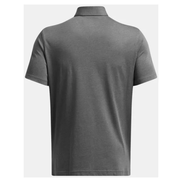 Under Armour Icon 1386608-025 Gri Kısa Kollu Polo Yaka Erkek Tişört - Görsel 4
