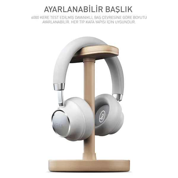 Powerway Aria ANC Siyah Kulak Üstü Bluetooth Kulaklık - Görsel 5