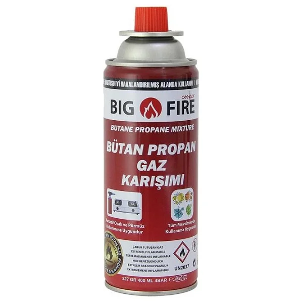 Big Fire 227 Gr 5 Adet Gaz Kartuşu - Görsel 8