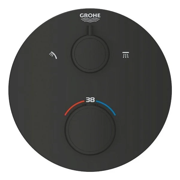 Grohe Grohtherm 1022082430 2 Çıkışlı Divertörlü Termostatik Banyo Bataryası - Görsel 3
