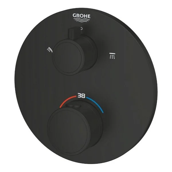 Grohe Grohtherm 1022082430 2 Çıkışlı Divertörlü Termostatik Banyo Bataryası - Görsel 4