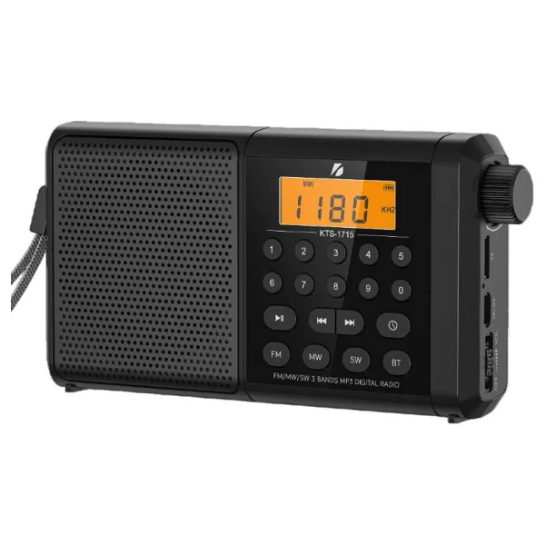 Koçakelektronik Ktf-1715 Dijital Ekranlı Saatli Manuel Kanal Arama & Kayıt Özellikli Fm Radyo Bluetooth Hoparlör - Görsel 2
