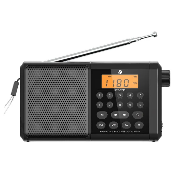 Koçakelektronik Ktf-1715 Dijital Ekranlı Saatli Manuel Kanal Arama & Kayıt Özellikli Fm Radyo Bluetooth Hoparlör - Görsel 5