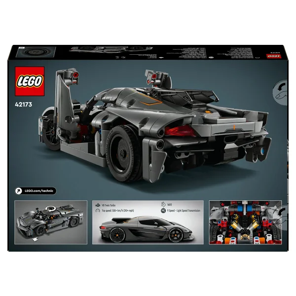 Lego 42173 Technic Koenigsegg Jesko Absolut Gri Hiper Araba - Görsel 6