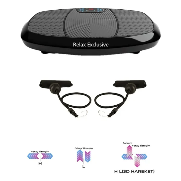 Relax Exclusive 3d Vibration Plate Titreşimli Spor Aleti - Görsel 4