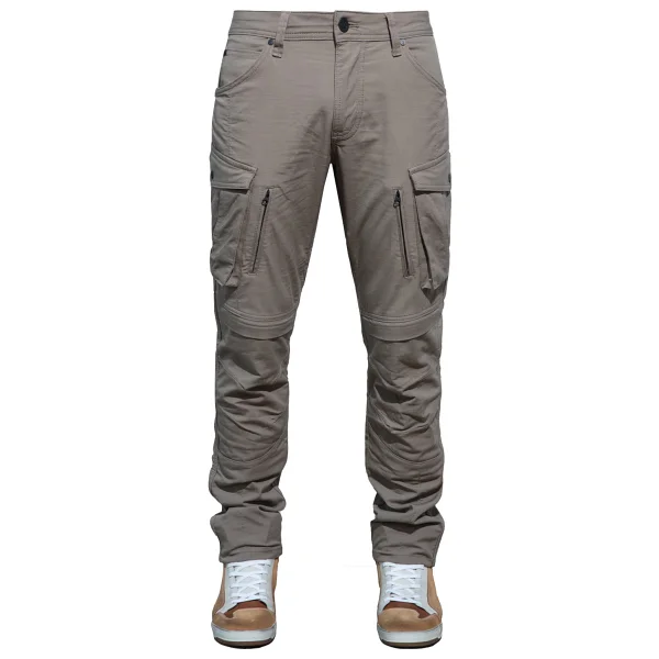 The Biker Jeans Truva Cargo Beige Erkek Motosiklet Pantolonu - Görsel 9