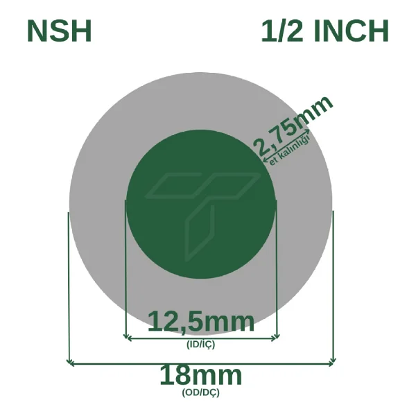 Çelik Pvc Silikonlu Naturel Su Hortumu Mavi Renk 3/4 ( İç Çap :19 Mm) 30 Metre 6 Kg - Görsel 5