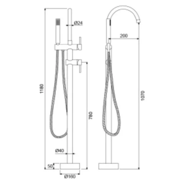 Newarc Step 900516 Tabandan Banyo Bataryası - Görsel 2